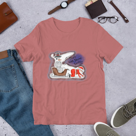 Short-Sleeve Unisex Creepy Sheepy Snowman T-Shirt
