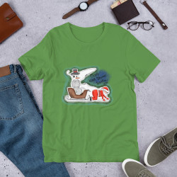 Short-Sleeve Unisex Creepy Sheepy Snowman T-Shirt