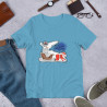 Short-Sleeve Unisex Creepy Sheepy Snowman T-Shirt