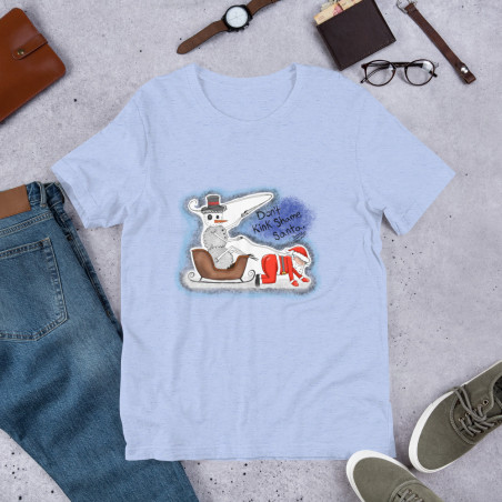 Short-Sleeve Unisex Creepy Sheepy Snowman T-Shirt