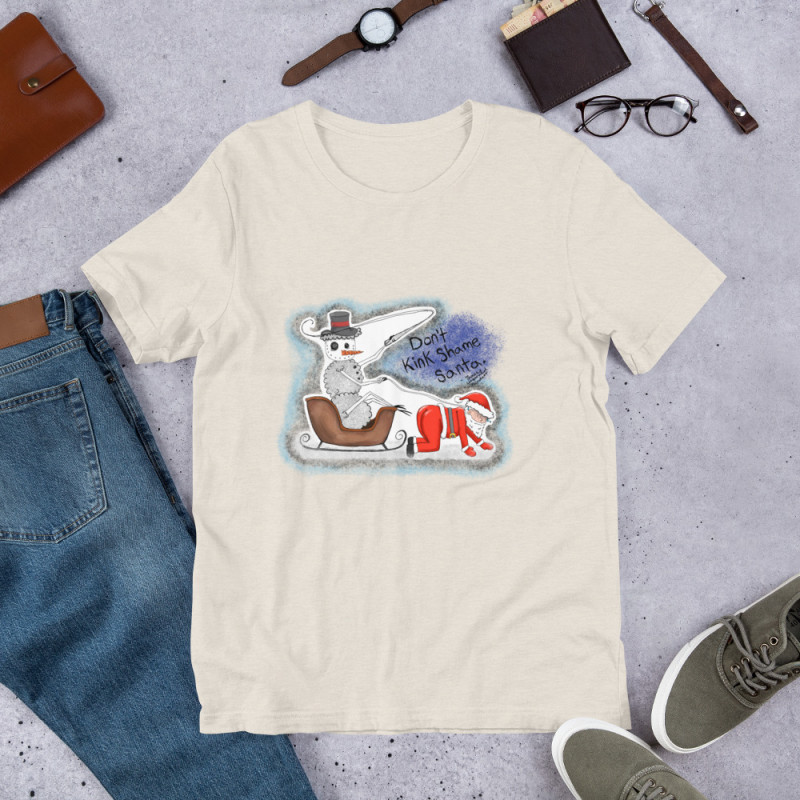 Short-Sleeve Unisex Creepy Sheepy Snowman T-Shirt