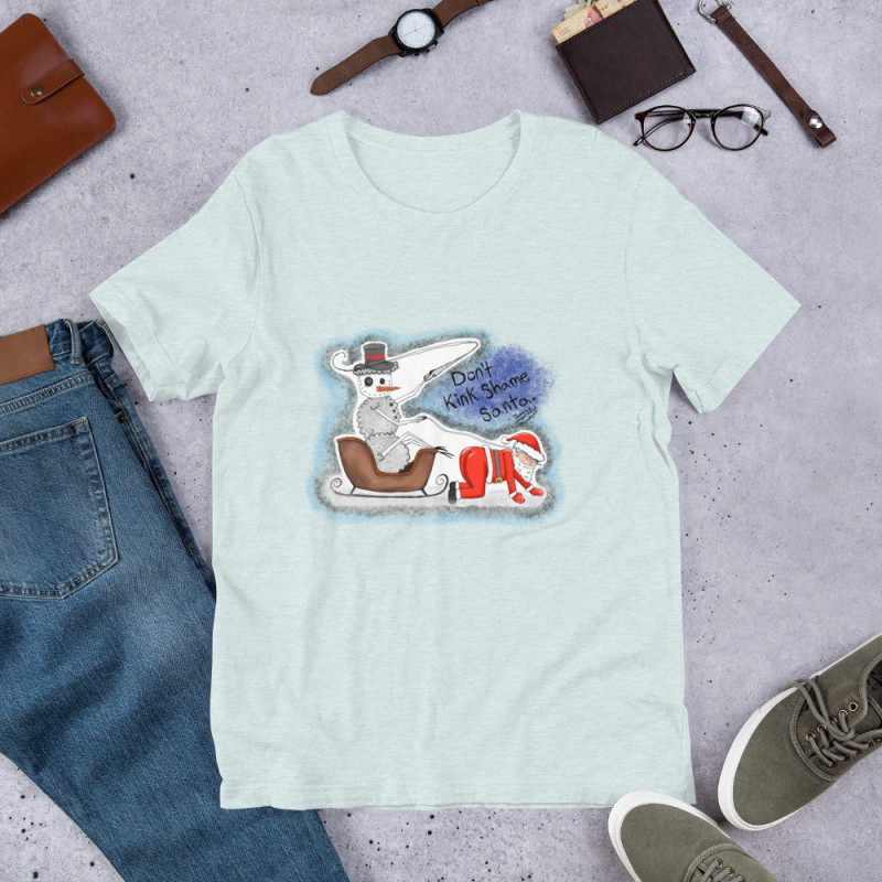 Short-Sleeve Unisex Creepy Sheepy Snowman T-Shirt