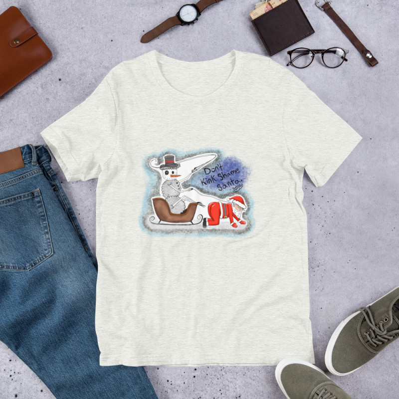 Short-Sleeve Unisex Creepy Sheepy Snowman T-Shirt