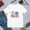 Short-Sleeve Unisex Creepy Sheepy Snowman T-Shirt