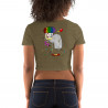Women’s Creepy Sheepy Clown Crop Tee