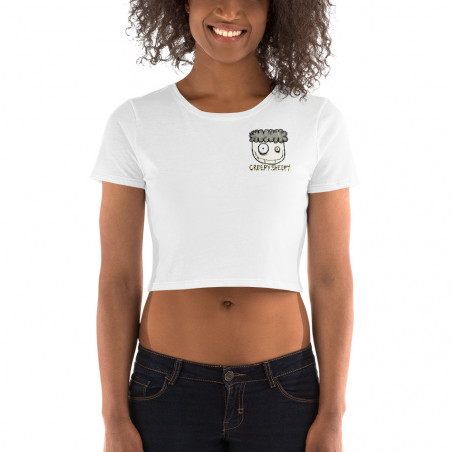 Women’s Creepy Sheepy Clown Crop Tee