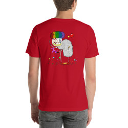 Short-Sleeve Unisex Creepy Sheepy Clown T-Shirt