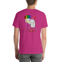 Short-Sleeve Unisex Creepy Sheepy Clown T-Shirt