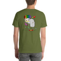 Short-Sleeve Unisex Creepy Sheepy Clown T-Shirt