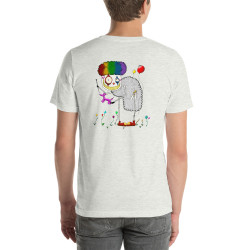 Short-Sleeve Unisex Creepy Sheepy Clown T-Shirt