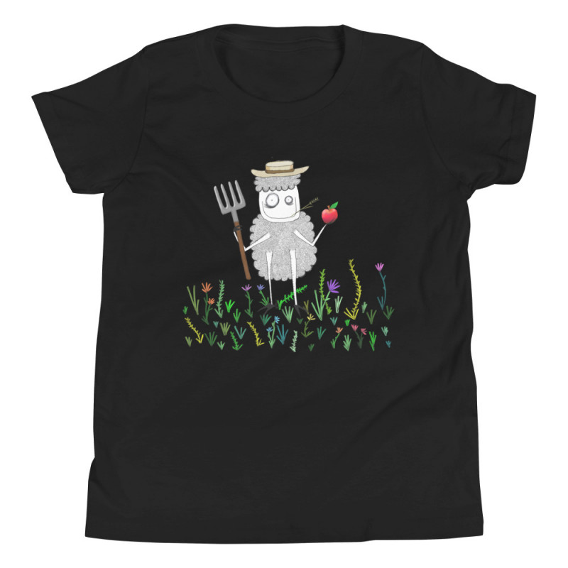 Youth Farmer Creepy Sheepy Short Sleeve T-Shirt