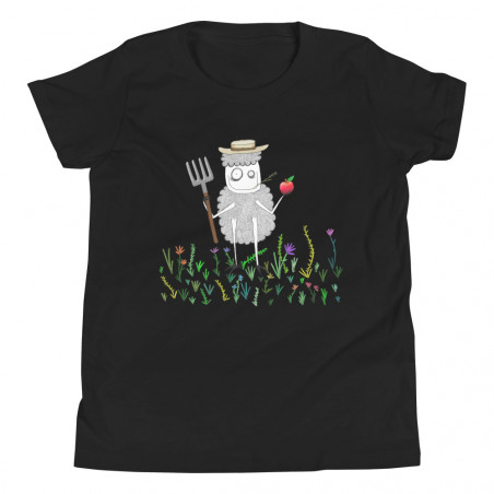 Youth Farmer Creepy Sheepy Short Sleeve T-Shirt