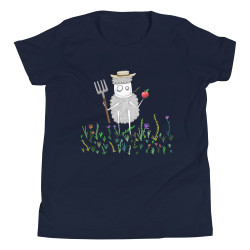 Youth Farmer Creepy Sheepy Short Sleeve T-Shirt