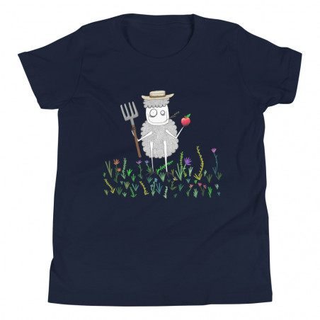 Youth Farmer Creepy Sheepy Short Sleeve T-Shirt