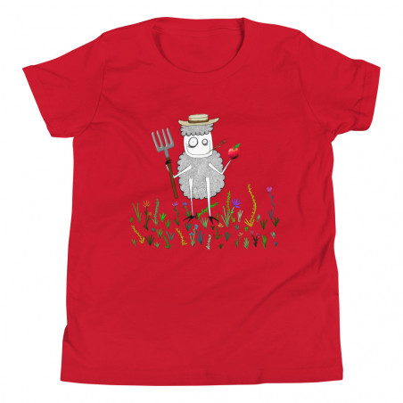 Youth Farmer Creepy Sheepy Short Sleeve T-Shirt