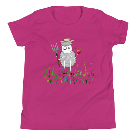 Youth Farmer Creepy Sheepy Short Sleeve T-Shirt
