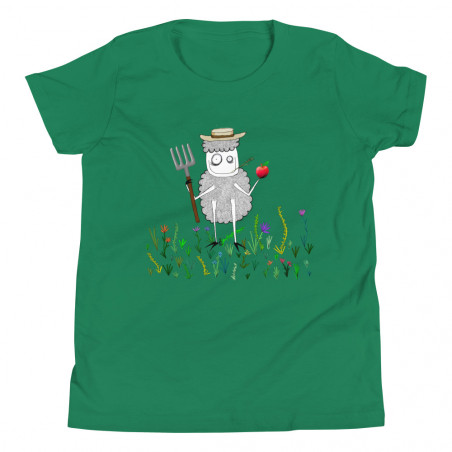 Youth Farmer Creepy Sheepy Short Sleeve T-Shirt