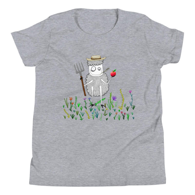 Youth Farmer Creepy Sheepy Short Sleeve T-Shirt