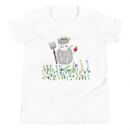 Youth Farmer Creepy Sheepy Short Sleeve T-Shirt