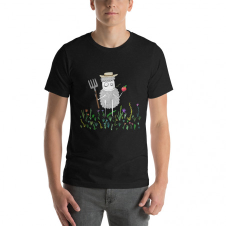 Short-Sleeve Unisex Farmer Creepy Sheepy T-Shirt