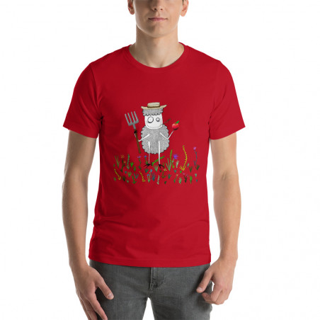 Short-Sleeve Unisex Farmer Creepy Sheepy T-Shirt