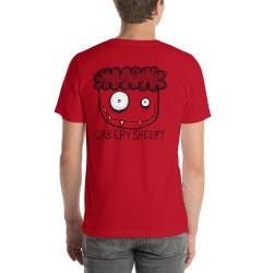 Short-Sleeve Unisex Farmer Creepy Sheepy T-Shirt