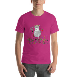 Short-Sleeve Unisex Farmer Creepy Sheepy T-Shirt