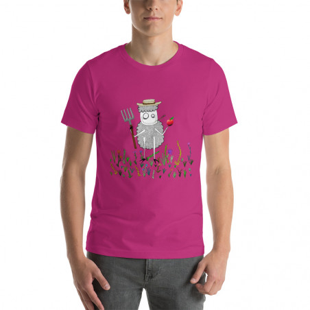 Short-Sleeve Unisex Farmer Creepy Sheepy T-Shirt