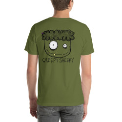 Short-Sleeve Unisex Farmer Creepy Sheepy T-Shirt