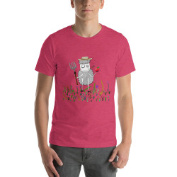 Short-Sleeve Unisex Farmer Creepy Sheepy T-Shirt
