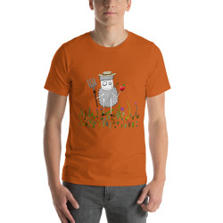 Short-Sleeve Unisex Farmer Creepy Sheepy T-Shirt