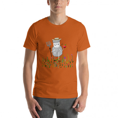 Short-Sleeve Unisex Farmer Creepy Sheepy T-Shirt