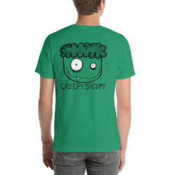 Short-Sleeve Unisex Farmer Creepy Sheepy T-Shirt