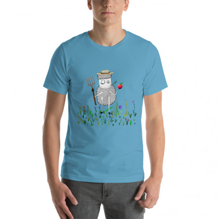 Short-Sleeve Unisex Farmer Creepy Sheepy T-Shirt