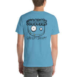 Short-Sleeve Unisex Farmer Creepy Sheepy T-Shirt