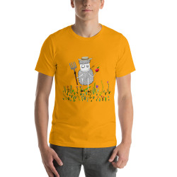 Short-Sleeve Unisex Farmer Creepy Sheepy T-Shirt