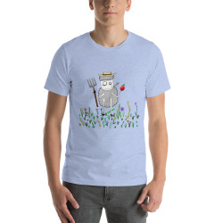 Short-Sleeve Unisex Farmer Creepy Sheepy T-Shirt