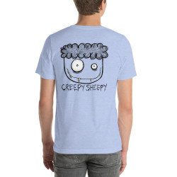 Short-Sleeve Unisex Farmer Creepy Sheepy T-Shirt