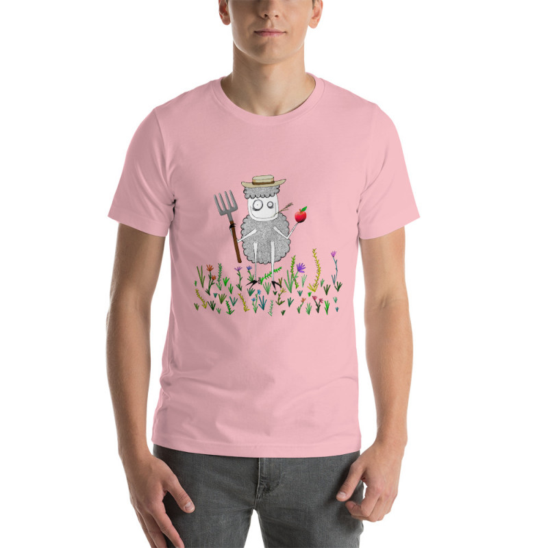 Short-Sleeve Unisex Farmer Creepy Sheepy T-Shirt