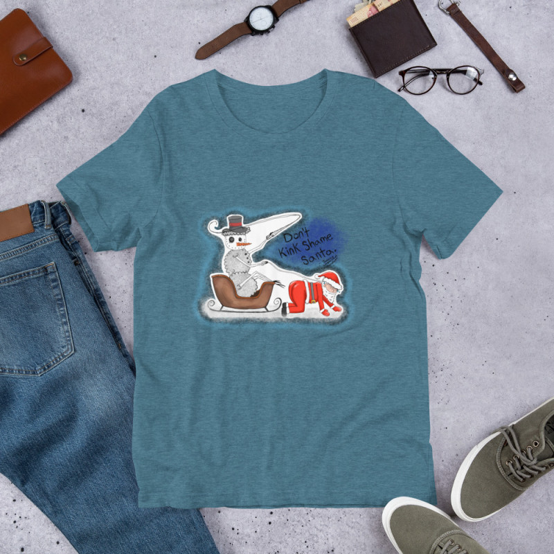 Short-Sleeve Unisex Creepy Sheepy Snowman T-Shirt